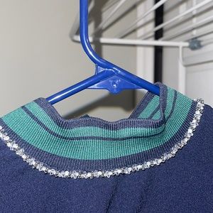 Navy Blue Zara blouse